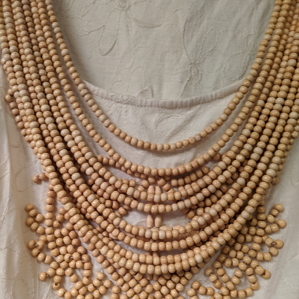Hazel Boho Beaded Crochet Tank Top NWOT - Picture 2 of 5